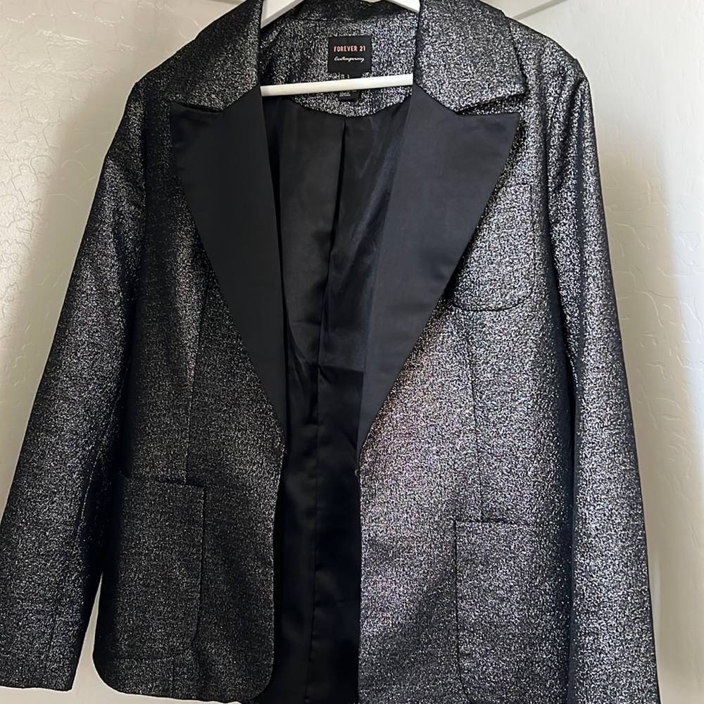 Forever 21 Glitter Blazer